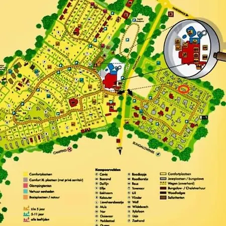 Houten Op 5 Sterren Park Met Zwembad 別荘 *